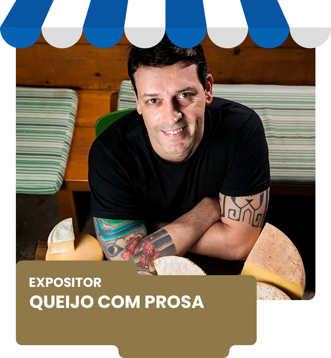 EXPOSITOR - QUEIJO COM PROSA
