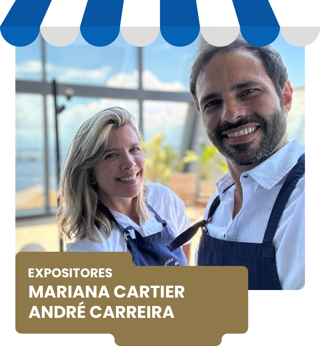 EXPOSITORES MARIANA CARTIER E ANDRÉ CARREIRA