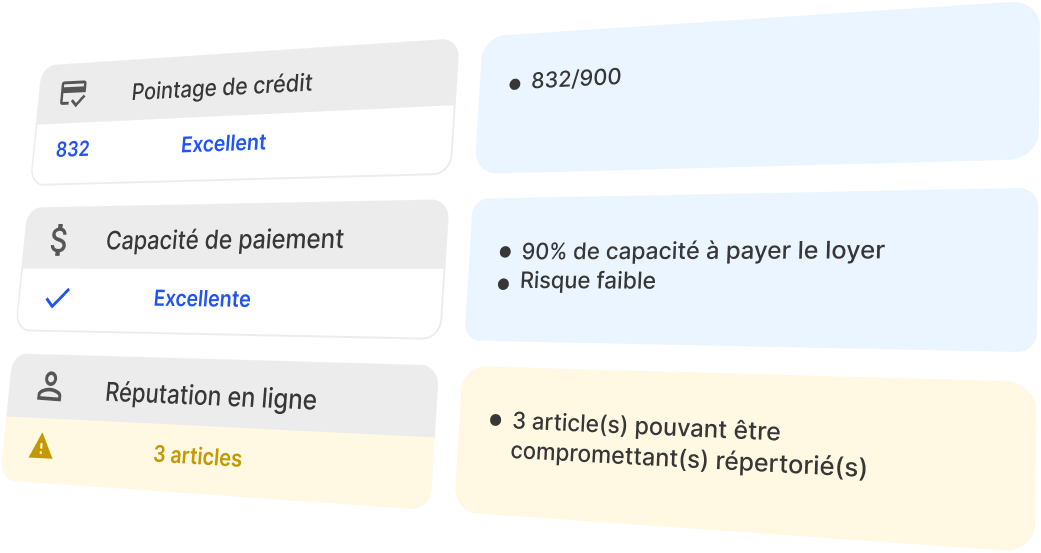Services and Completed screens