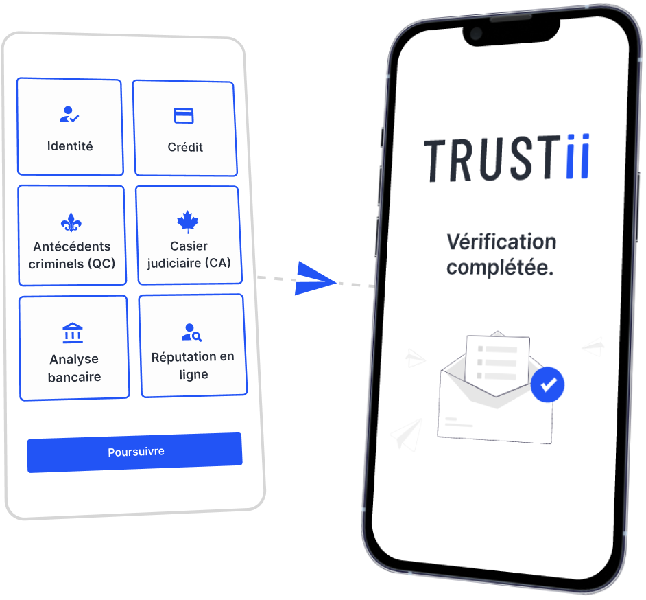 Services and Completed screens