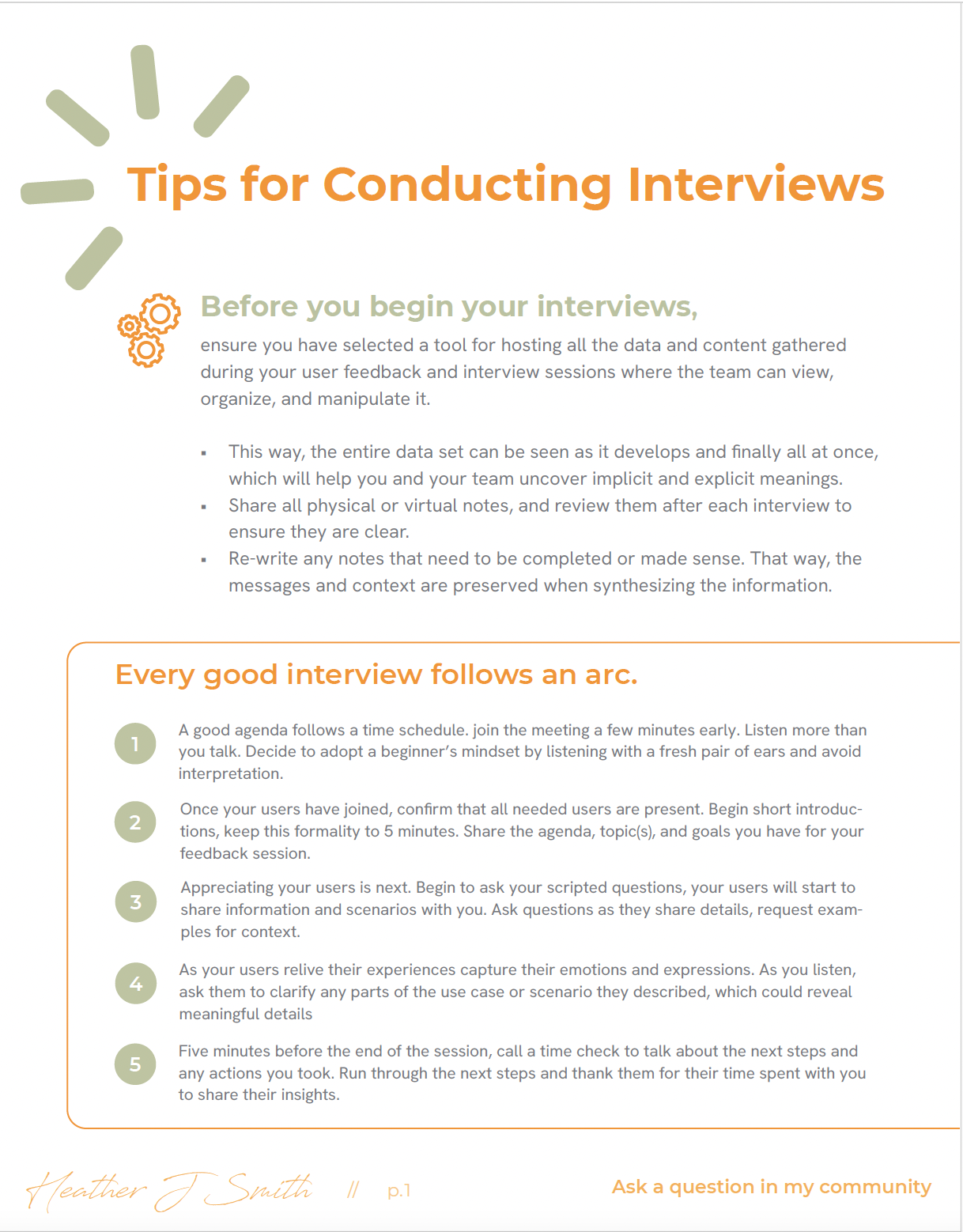 Interview Tips