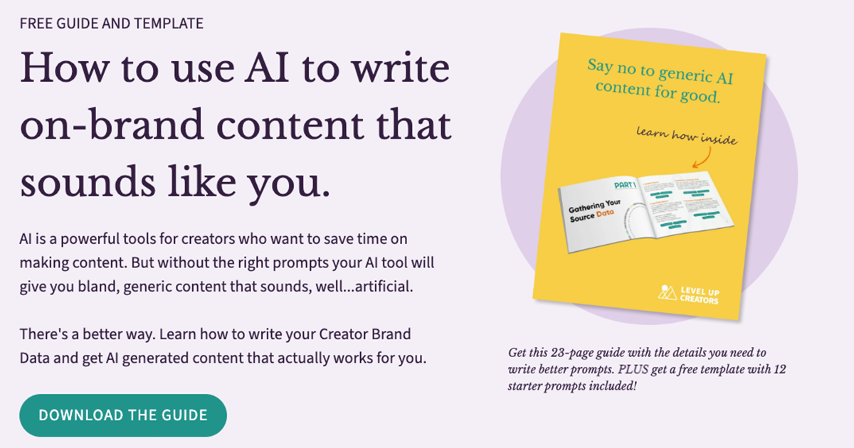How to use AI to write on-brand content that sounds like you