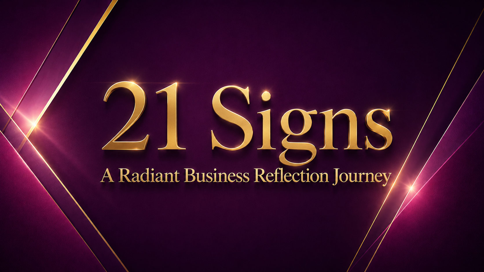 Start the Radiant Business Reflection Journey